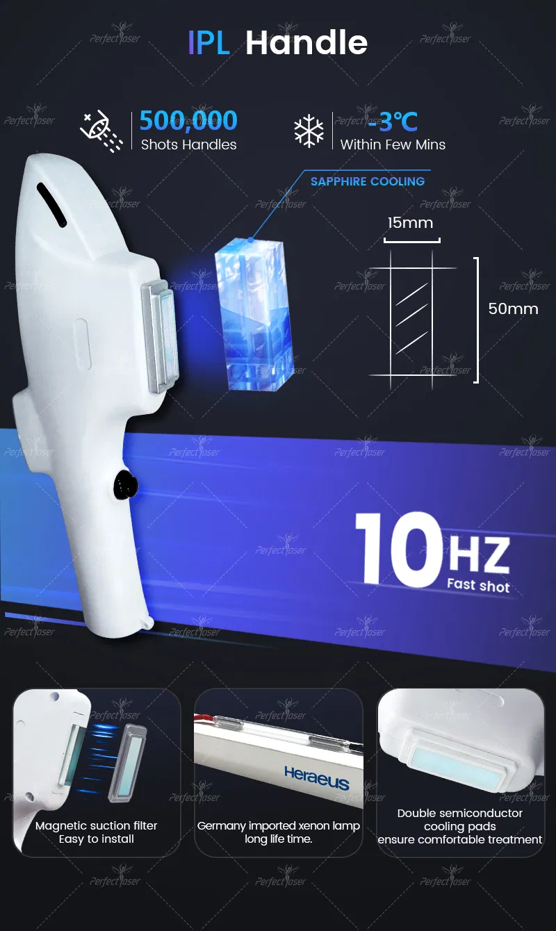 IPL Laser Hair Removal Fast Skin Rejuvenation Customizable Device