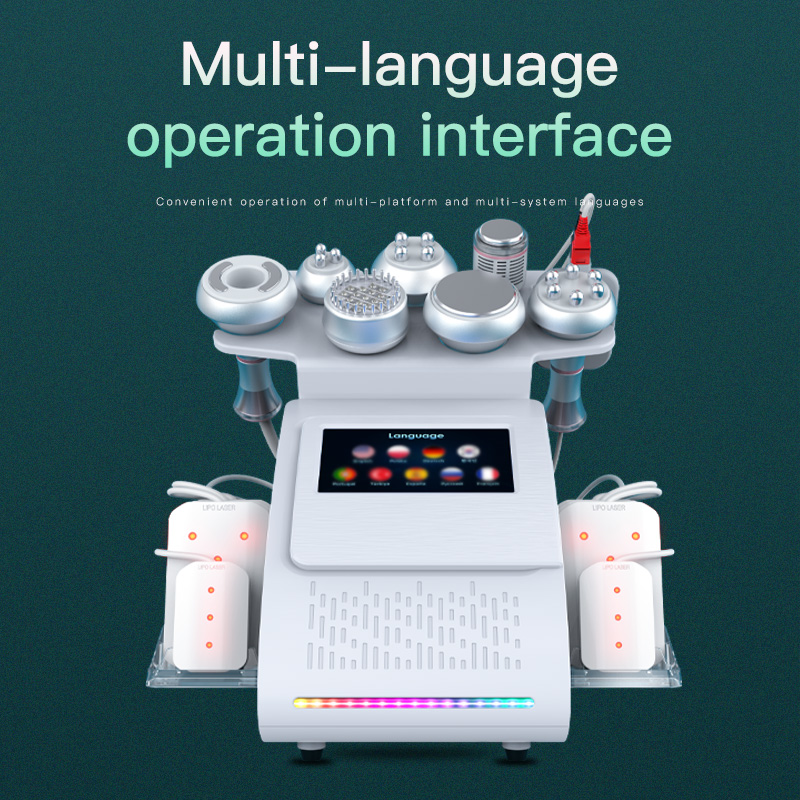 80k Facial Skin Tightening Rejuvenation Body Machine 9 in 1 Face Lift Beauty Machine with Light for Household &amp; Hotel Use