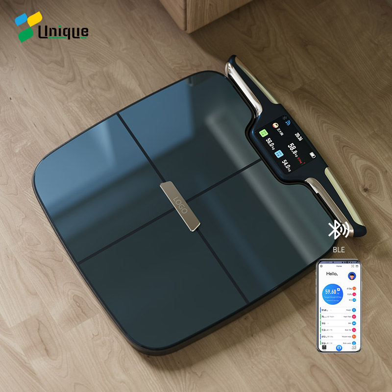Unique 8 Electrodes Body Composition Scale Medical Scale Weight With APP Free SDK Wifi And Bluetooth Body Fat Scale