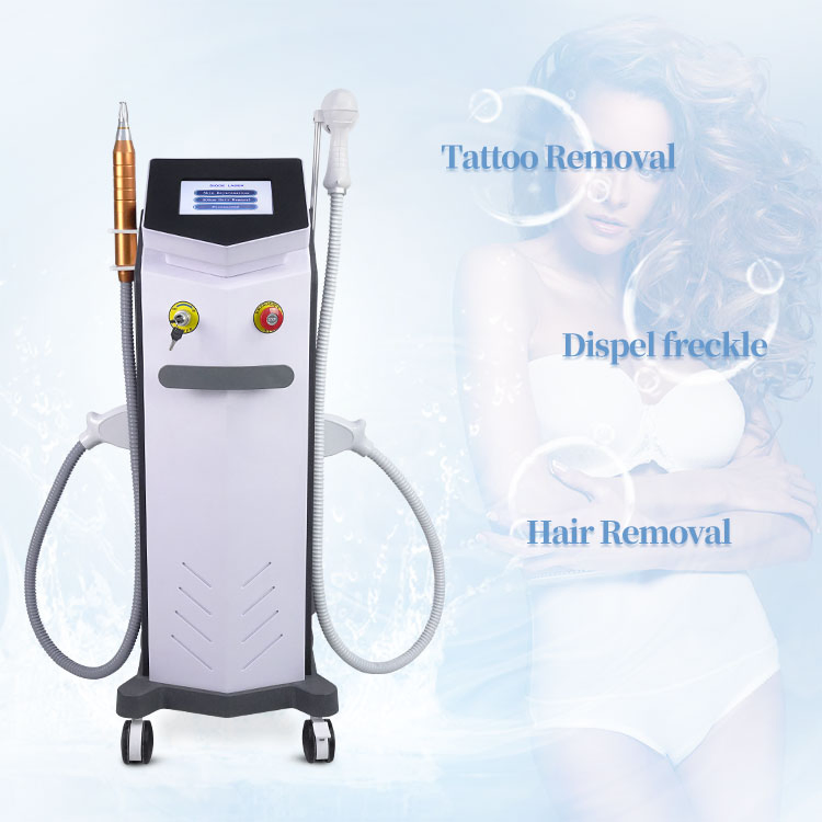 Professional Hair Removal Equipment Q-Switch ND YAG Laser Machine for Tattoo Removal and Pigmentation Treatment