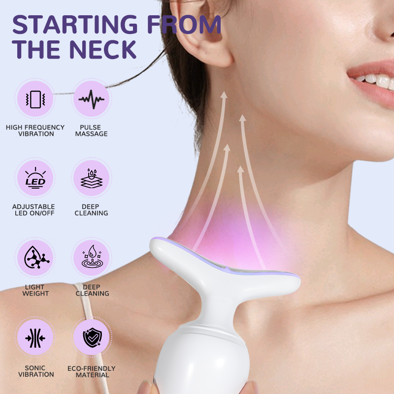 Facial Lifting Massager Anti-Wrinkle Neck Beauty Microcurrent Tightening Handheld USB Powered Multiple Modes Home Beauty Device