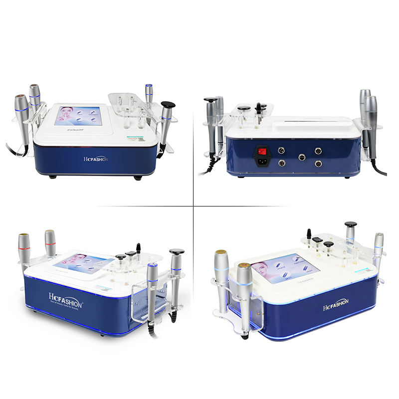 Korean Beauty Facial Lifting Wrinkle Reducing Skin Tightening Face &amp; Eye Area Desktop Device with Frequency V Technology