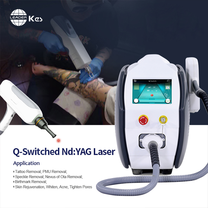 KES High Quality Nd Yag Laser Machine 1064Nm 532Nm Single Pulse Q Switched Nd Yag Laser for Salon