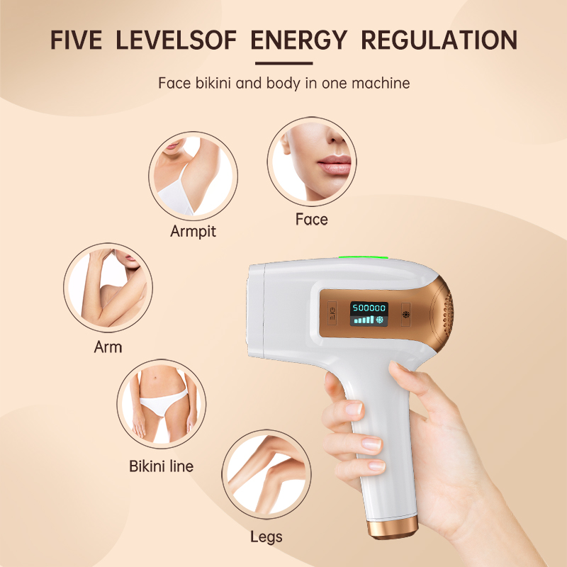 New OEM Mini Portable Professional IPL Laser Epilator UK/US Plug Painless Ice Cool Remover Permanent Home Use Hair Removal