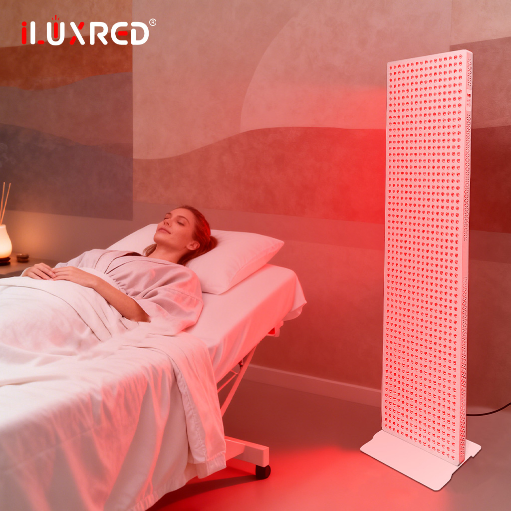ILUXRED No Flicker Design Full Body Red Light Therapy Panel Infrared Led Professional Device For Skin Care