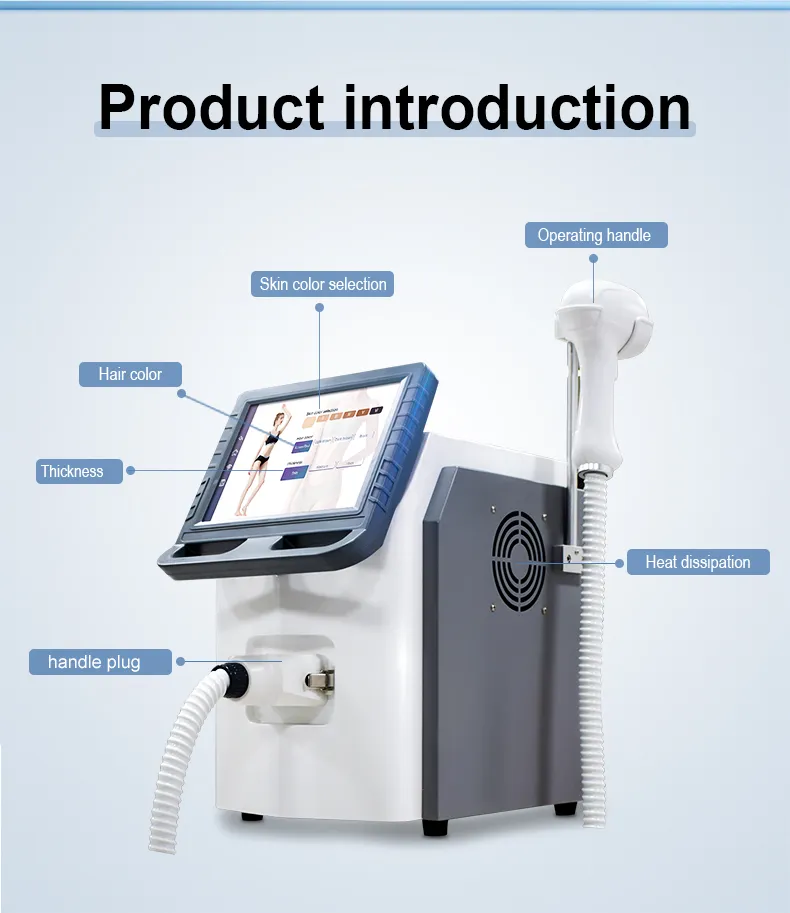 Ice Cooling IPL Permanent Hair Removal Beauty Device for Face