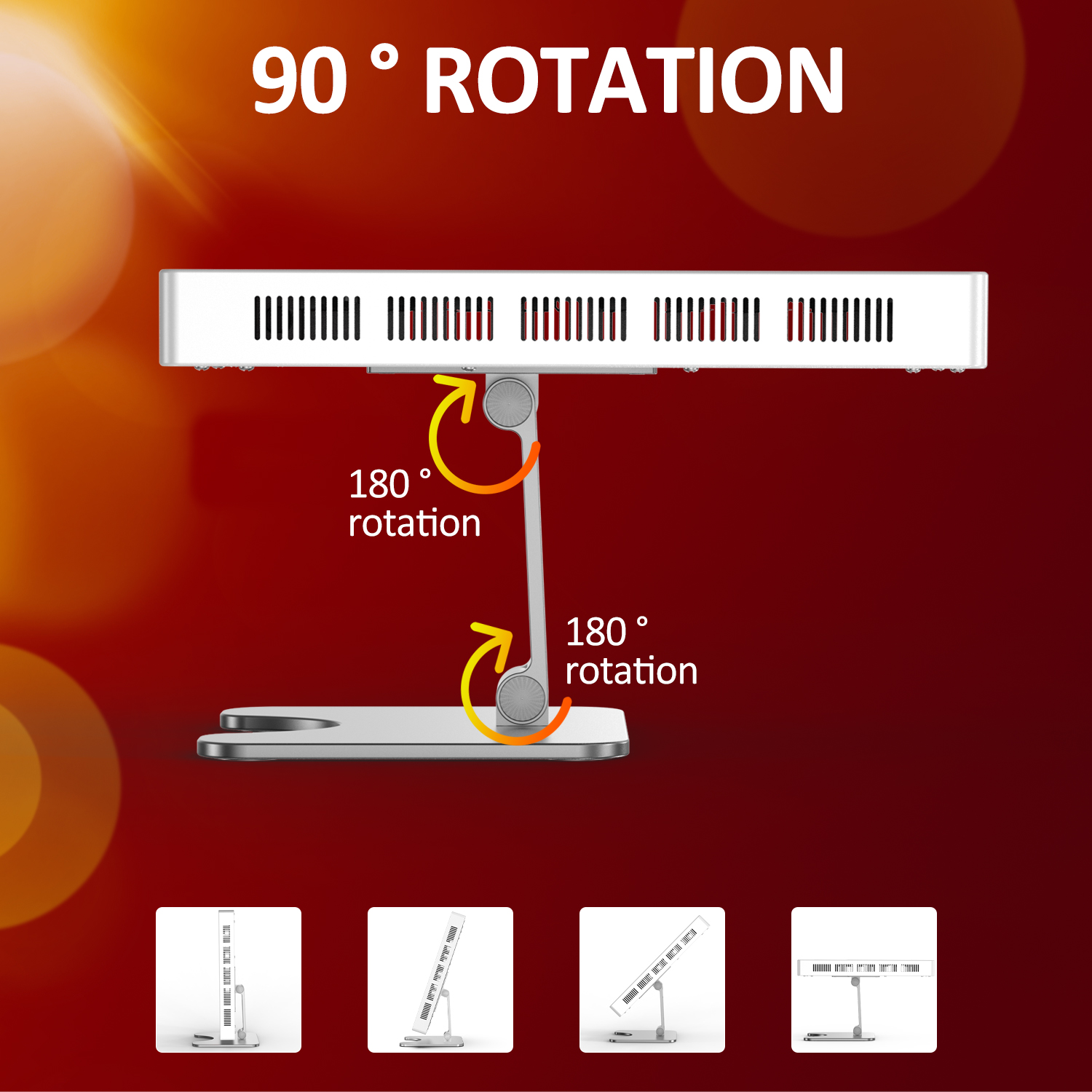 Customized 7 Wavelength 480nm /630nm /660nm/ 810nm /830nm /850nm/1060nm 100W LED Infrared Red Light Therapy Lamp For Skin Care