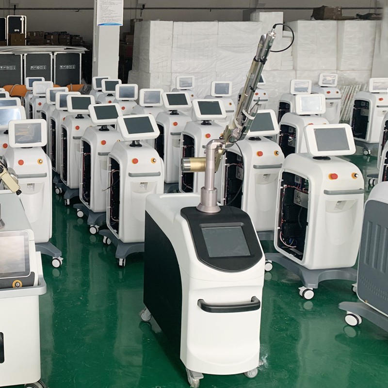 Pico Laser Tattoo Removal Machine Yag Nag 3 Wavelengths (1064/532/755nm) Q-Switch Picosecond Laser for Commercial Use Laser