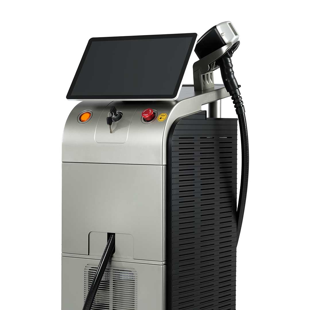 Newest 4K 1600/1800w Three Waves Diode Laser Hair Removal 755nm 808nm 1064nm Dual Handle Diode Laser Hair Removal Machine Price