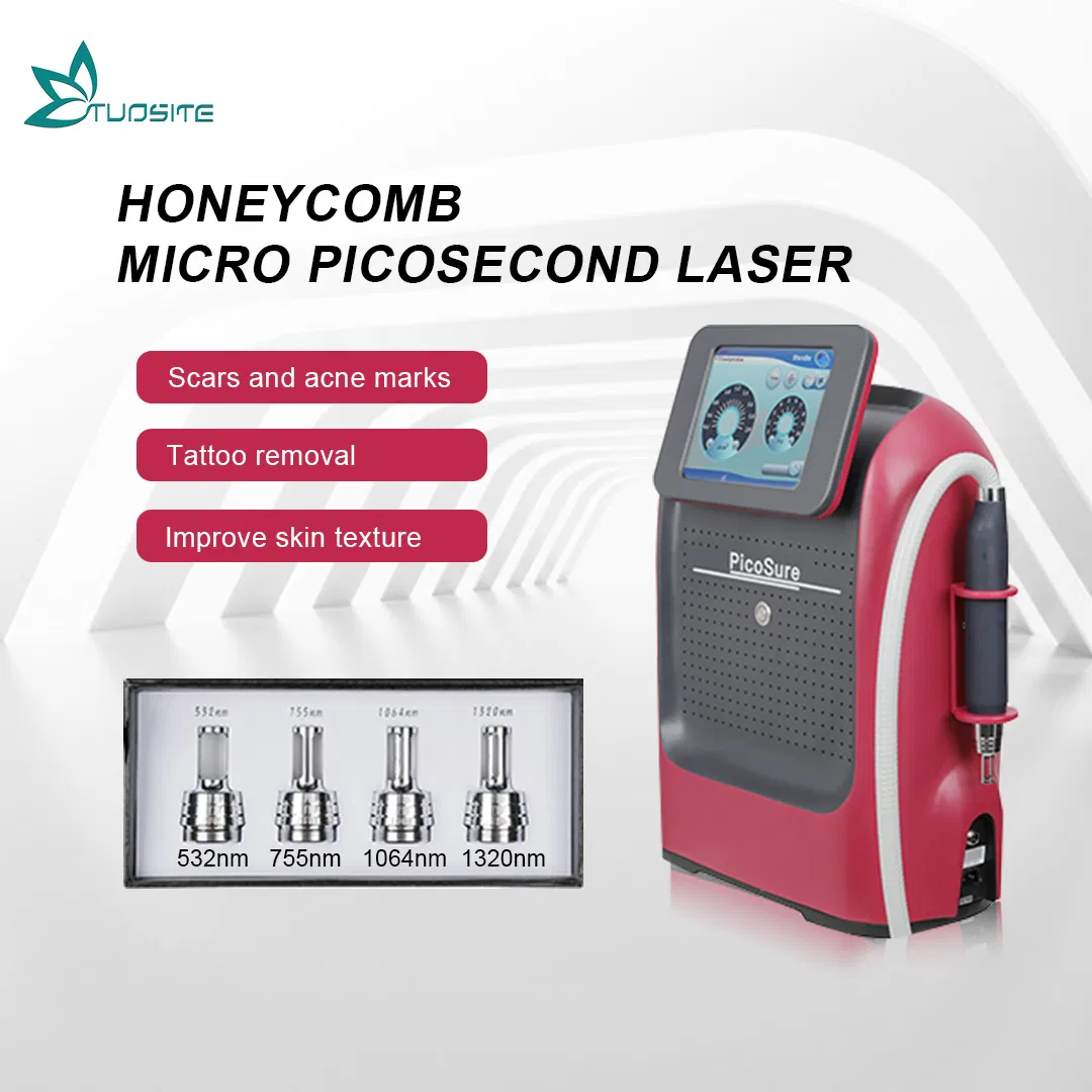 All Pigmentation Removal Portable Pico Laser Picosecond Laser Tattoo Removal Machine/1064 Nm 532nm 755nm
