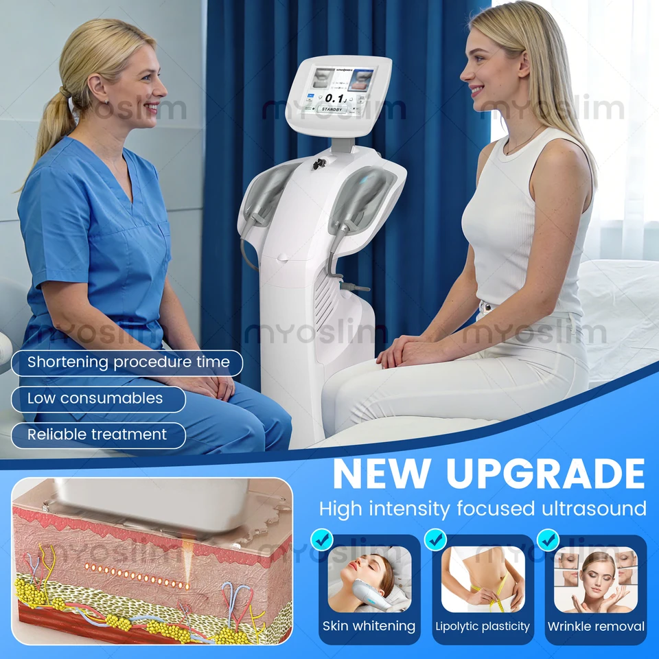 Professional High-Intensity Face Lifting Anti Aging System Fat Removal Body Slimming Skin Tightening Beauty Machine