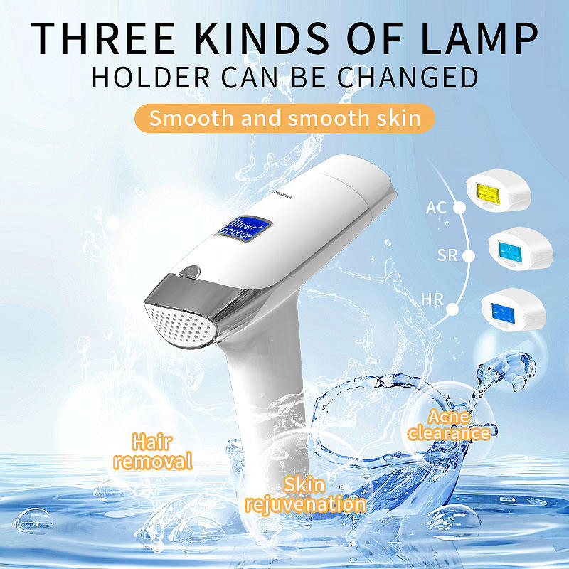 Portable Painless LED Device Ice Cooling Home Use IPL Hair Removal Machine