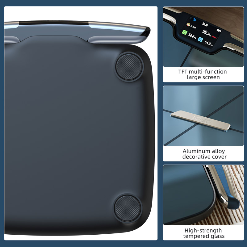 Unique 8 Electrodes Body Composition Scale Medical Scale Weight With APP Free SDK Wifi And Bluetooth Body Fat Scale