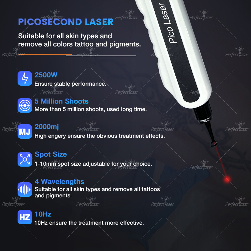 808Nm 755 808 1064 Nd Yag Picosecond Tattoo Removal Machine Big Power Professional Diode Laser Hair Removal Machine