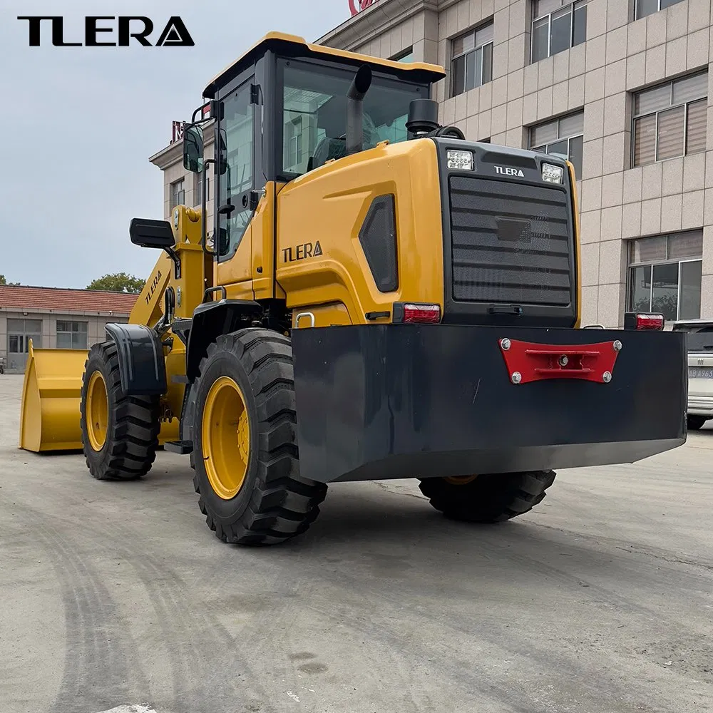 3 Ton 958 Diesel Front End Wheel Loader with Enclosed Cab and Big Wheel Side Axle