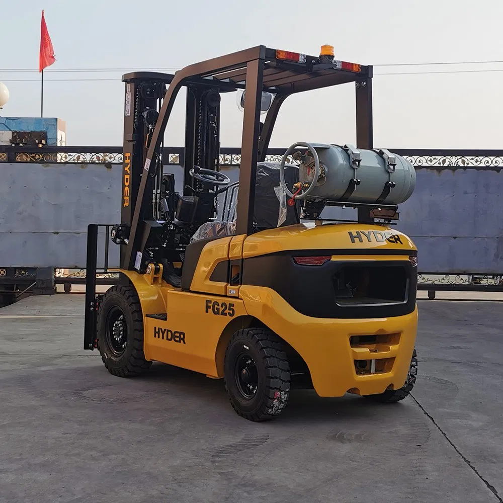 High Quality 2.5ton 3tom 3.5ton 4ton Gasoline Propane LPG Forklift with CE