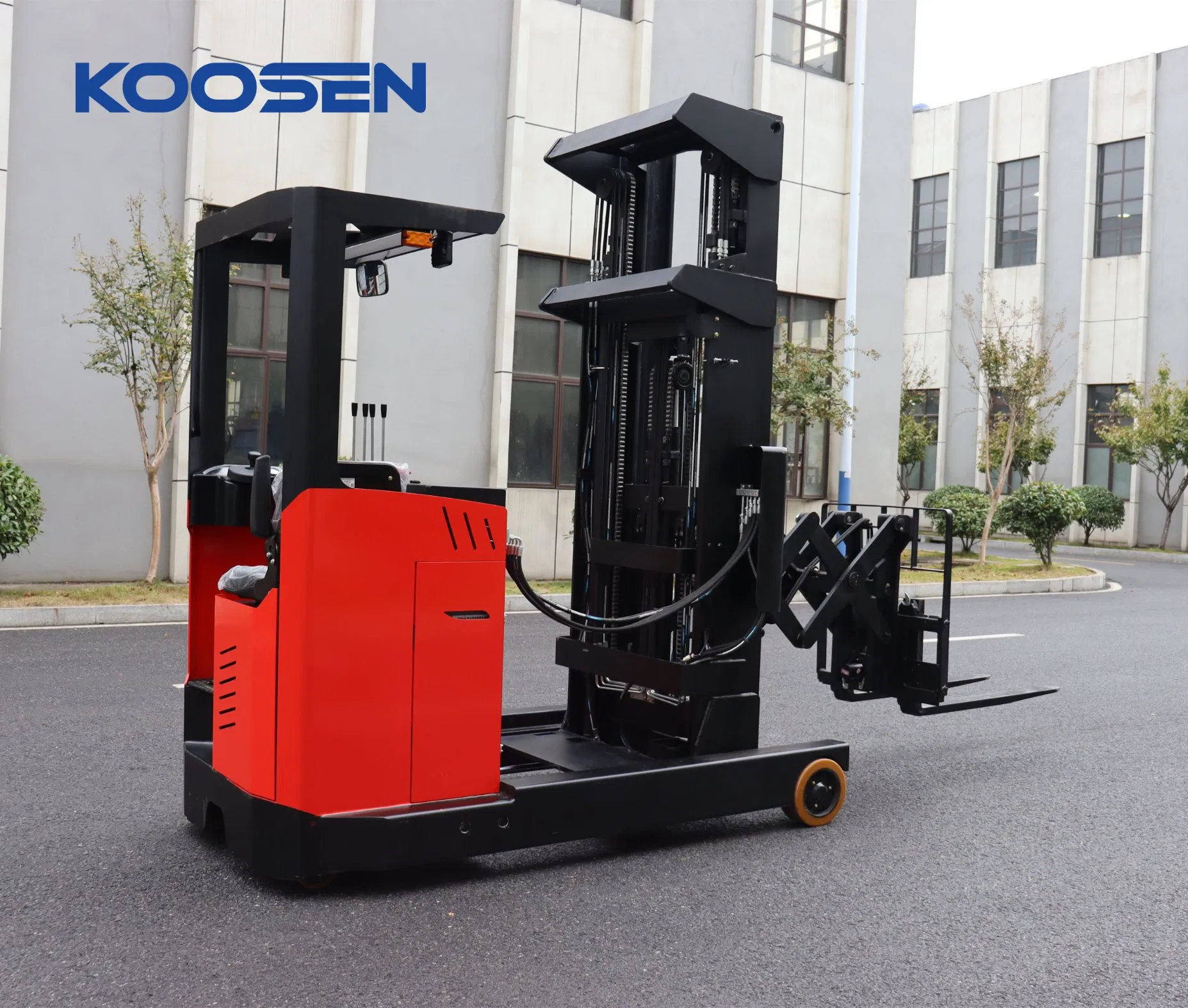 Heavy-Duty Double Scissor Deep Reach Truck Lift Platform