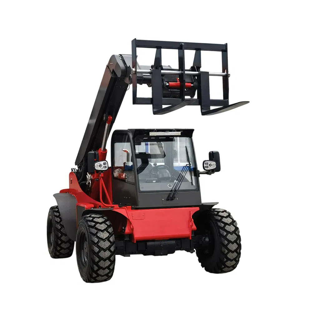 Versatile 3 Ton 4 Ton Side Boom Telescopic Loader Terrain Forklift with CE EPA Certification Available for Sale
