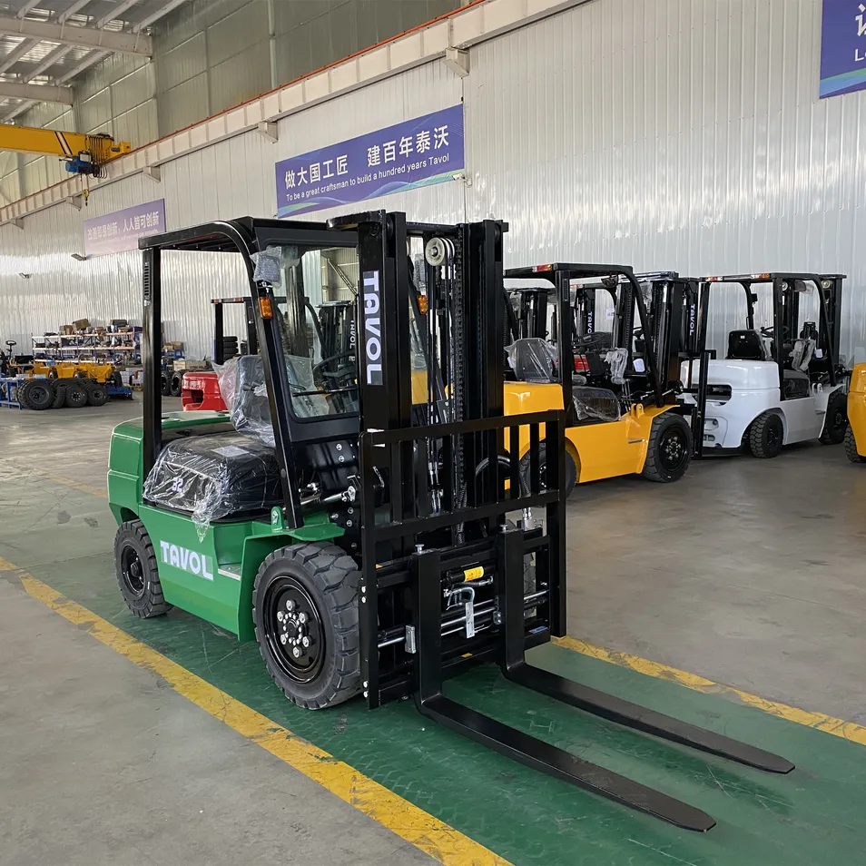Diesel Forklift Front View