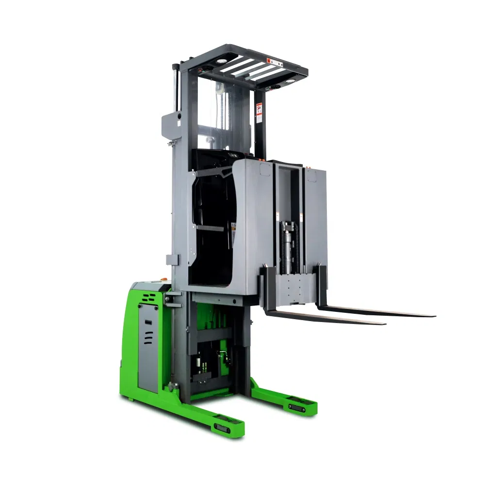 Warehouse Equipment Narrow Aisle 5m Standing Middle Level Semi Full Electric Order Picker for Sale/Forklift/Lift/Aerial/Stock/Self-Propelled/Mobile/Crown