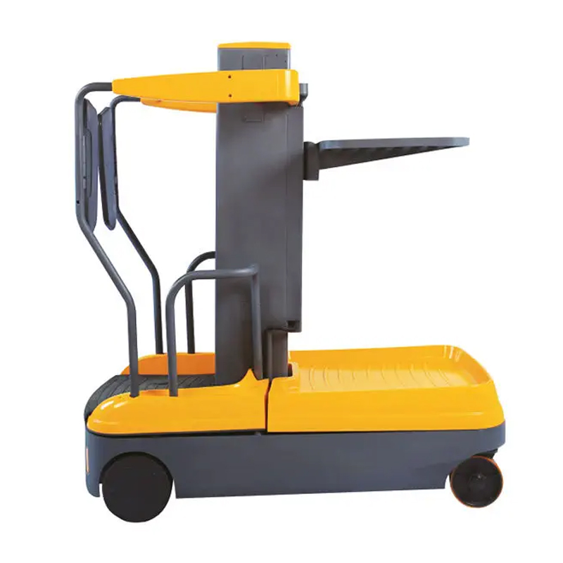 Compact Opsm Mini Order Picker Lifts Operators up to 5 Meters Safely