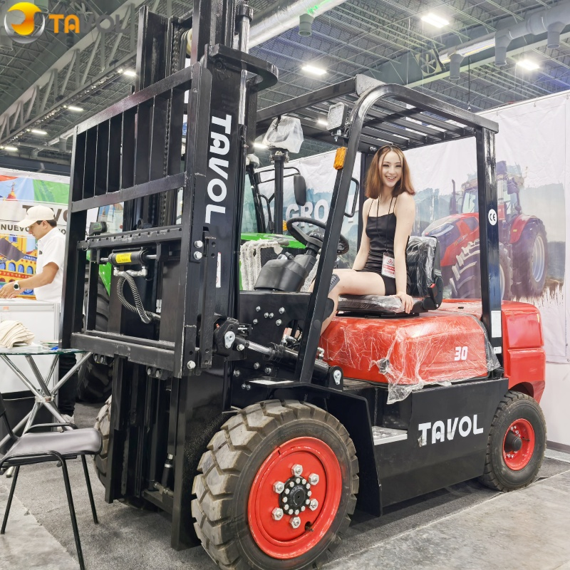 Diesel Euro3 Euro5 Japan Motor Clark 2 2.5 3 3.5 4 5 7 10 Ton Montacargas Carretilla Diesel Forklift Price 3m-8m Duplex Triplex Mast Warehouse Fork Lift CE