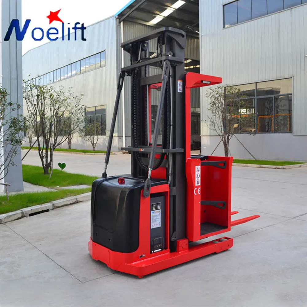 1 Ton 2 M Full Electric Order Picker Forklift High Level Order Picker for Lift