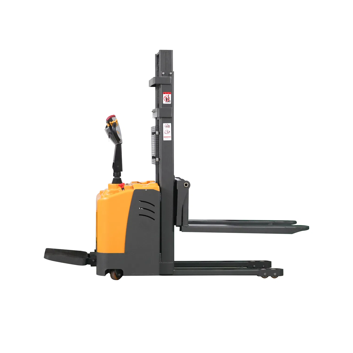 1.5ton 1500kg Lifting Height 3500mm Standing Fully Battery Operated Electric Powered Engine Pallet Reach Forklift Fork Lift Truck for Warehouse