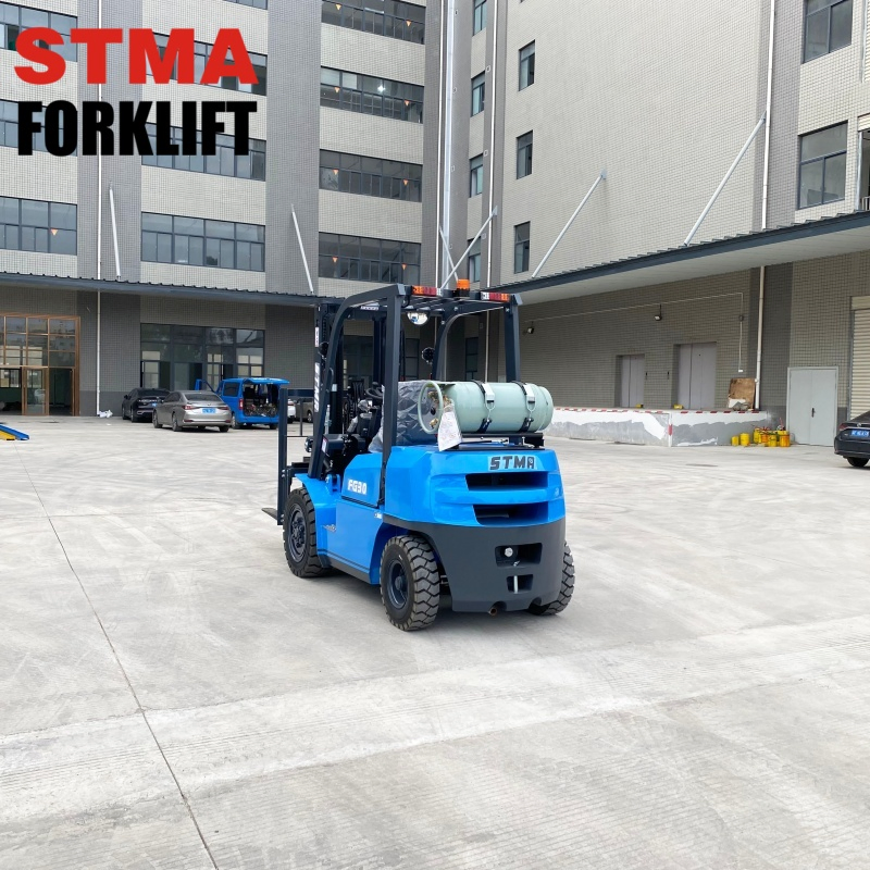 Stma Dual Fuel Propane Fork Lift 3ton LPG Gasoline Forklift Truck