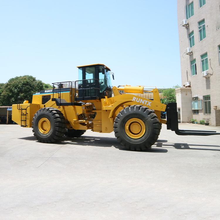 Chinese Side Loader Forklift 25 Ton with Long Fork for Sale, Four Wheel Drive All Terrain Forklift