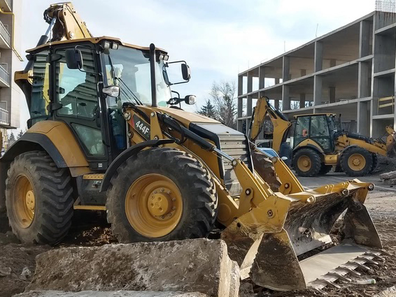China Used Loader 428 2.5ton 3t Side Shift Backhoe Loaders