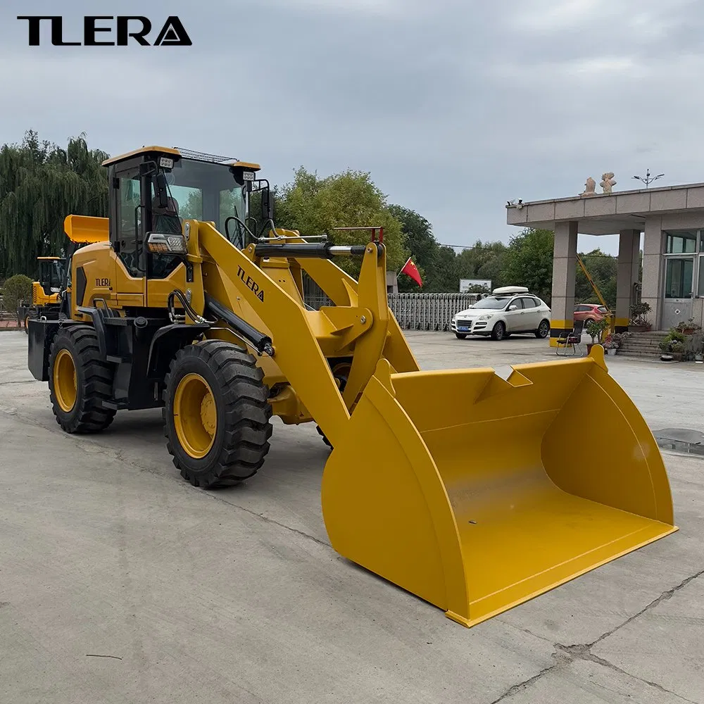 3 Ton 958 Diesel Front End Wheel Loader with Enclosed Cab and Big Wheel Side Axle