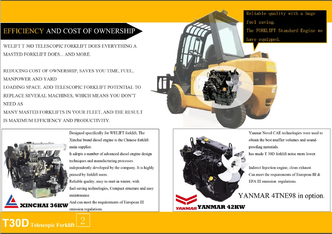 Telehandler 2 Wheel Drive