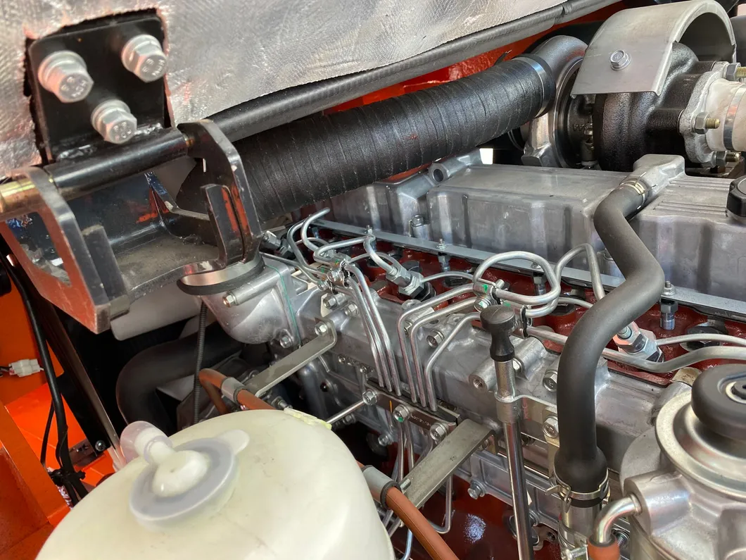 Diesel Forklift Side View