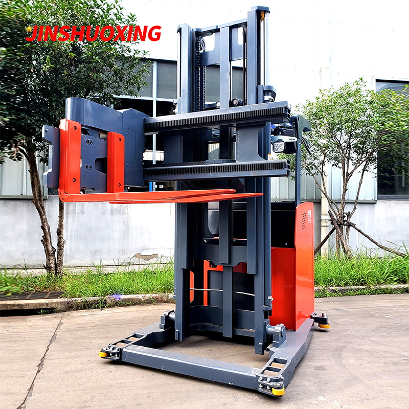 1.2ton Pallet Stacker Electric Very Narrow Aisle 3-Way Forklift Vna Truck