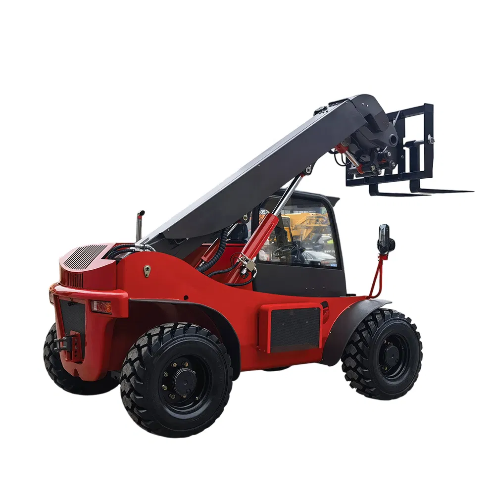 Versatile 3 Ton 4 Ton Side Boom Telescopic Loader Terrain Forklift with CE EPA Certification Available for Sale