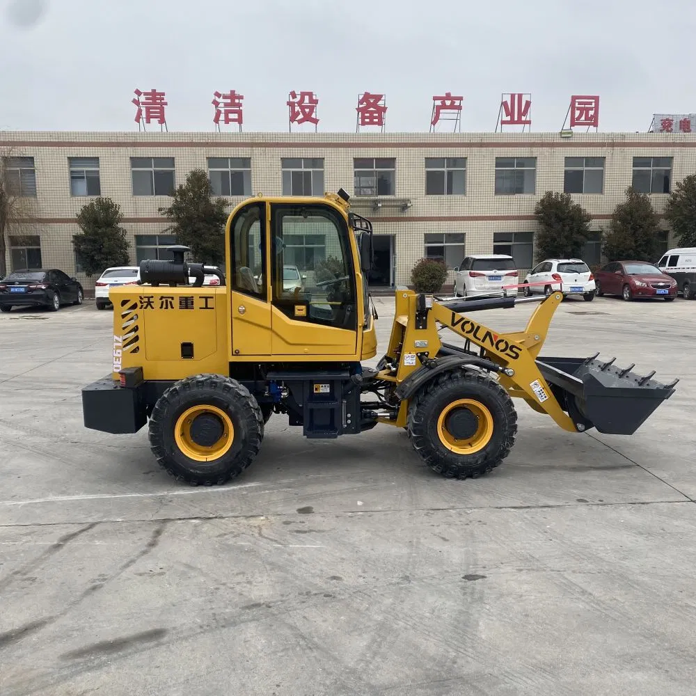Cheap Construction Heavy Duty Front Wheel Loader Compact Front Loader Mini Small Compact Wheel Container Side Loader for Sale