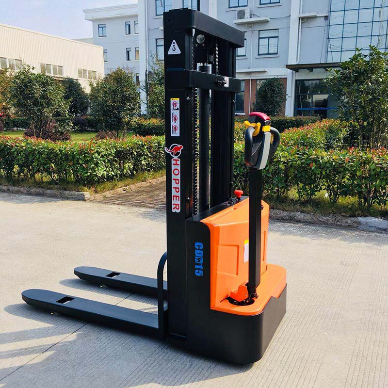 Electric Walkie 1.5t Pallet Stacker with 3000mm Lift Height