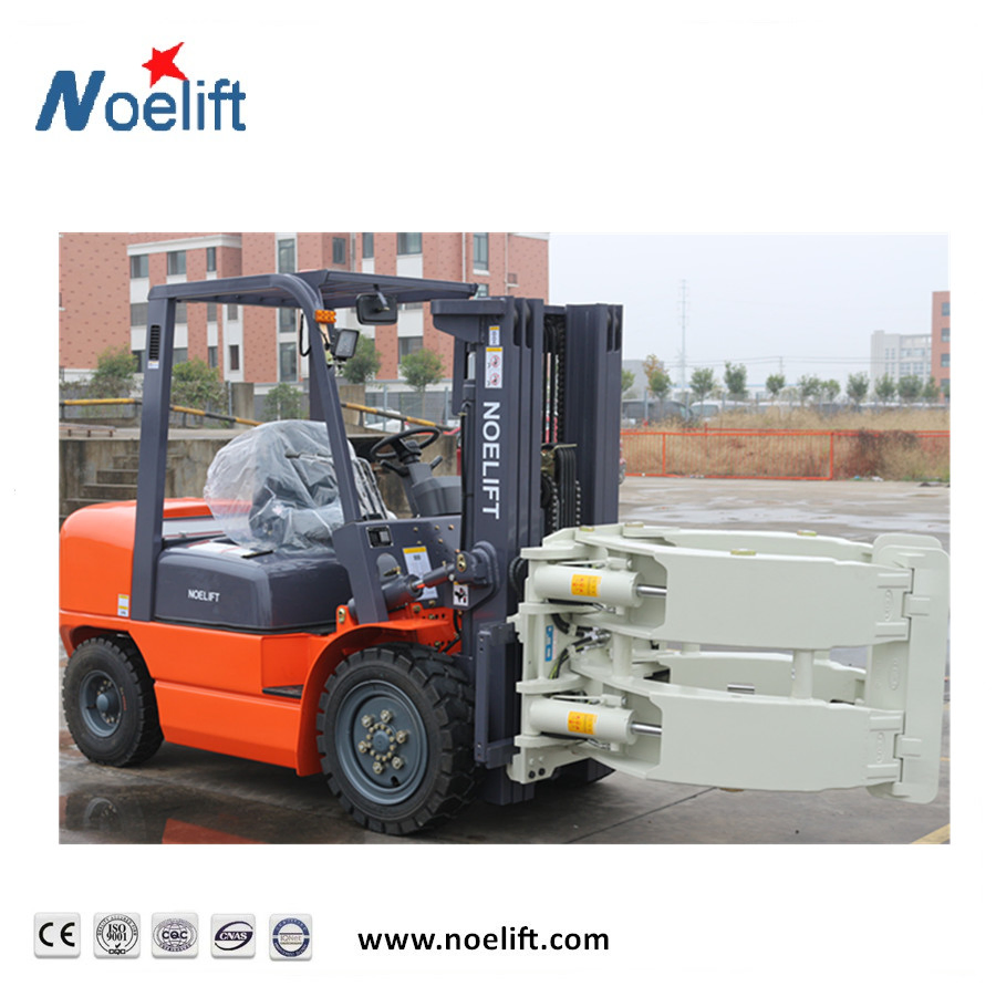 Handling Paper Rolls Reels 3tons 4.5meters Diesel Engine Container Mast Forklift for Sale