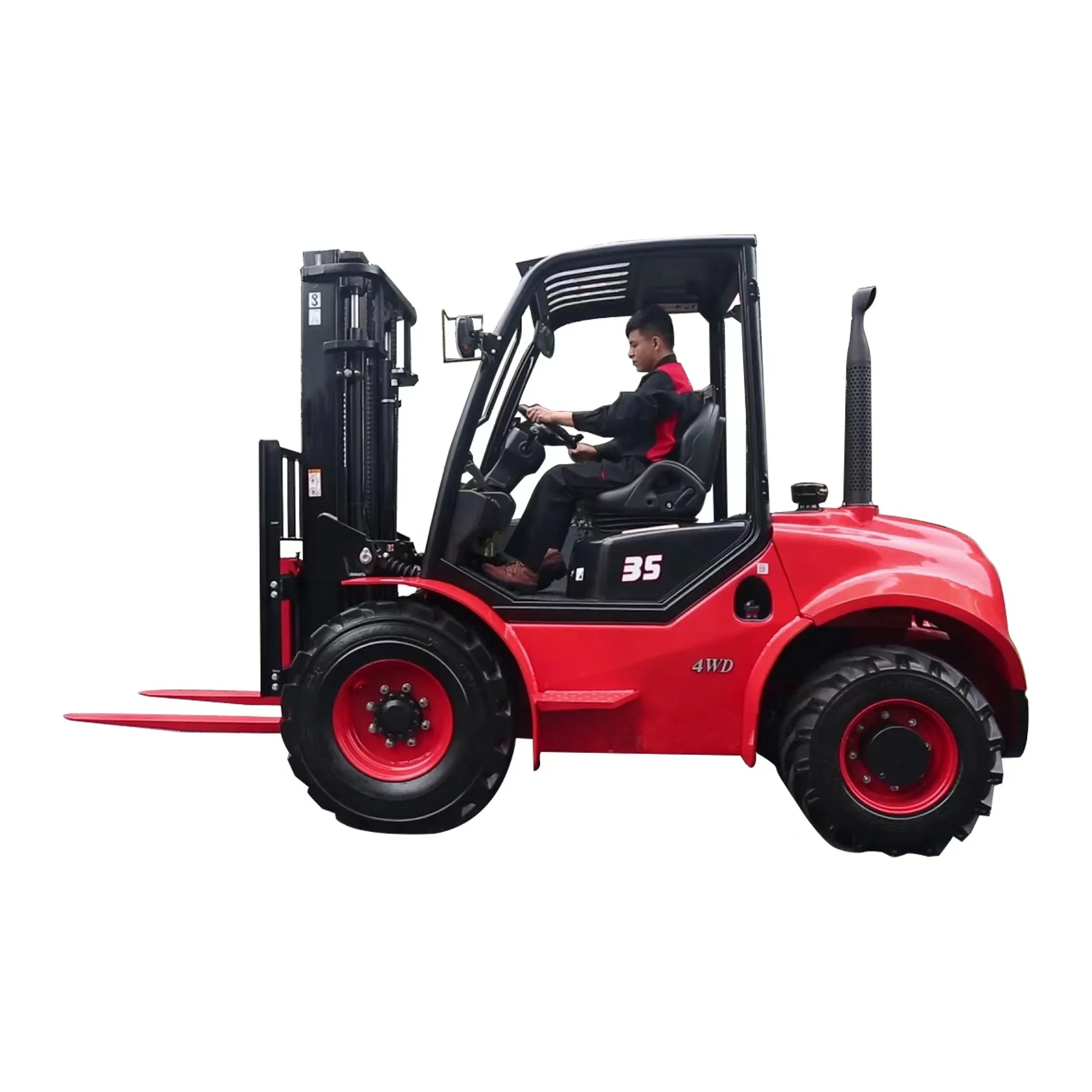 Shytger 4X4 4WD off Road All Rough Terrain Forklift Truck Small off Road Forklift
