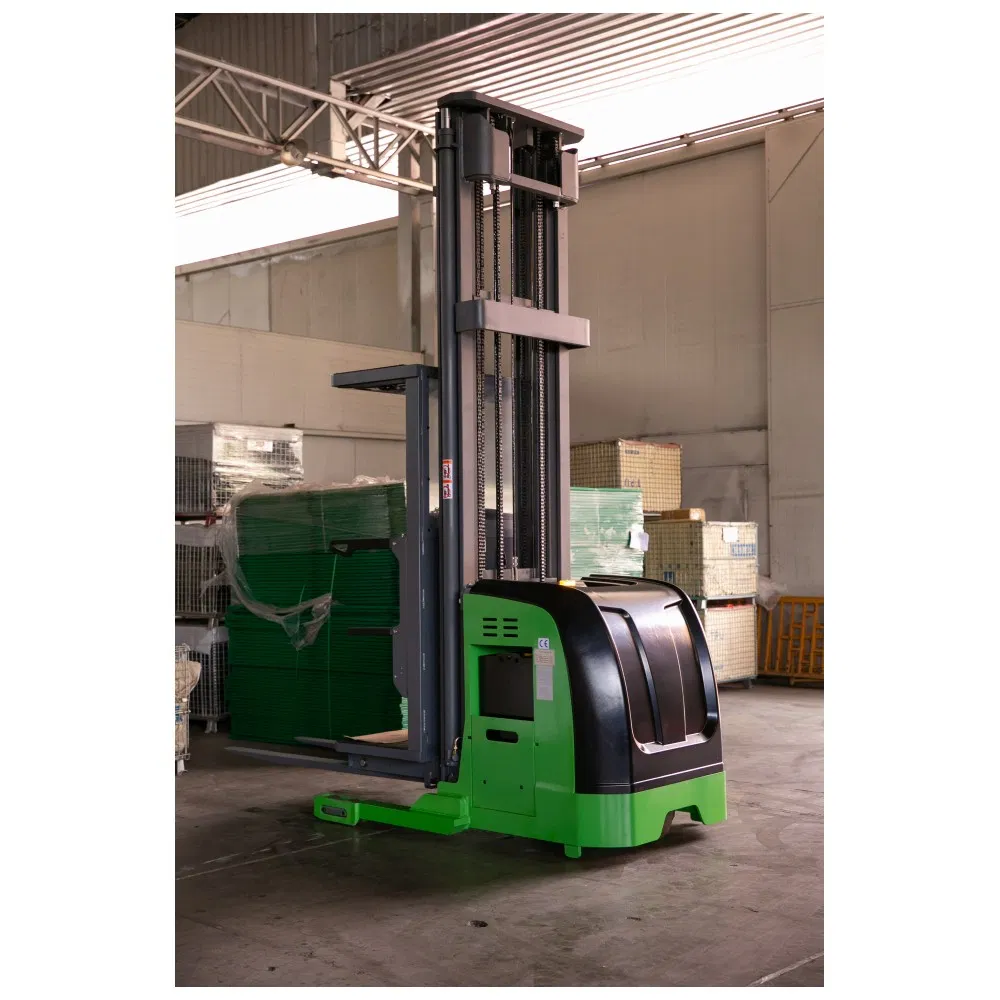 Warehouse Equipment Narrow Aisle 5m Standing Middle Level Semi Full Electric Order Picker for Sale/Forklift/Lift/Aerial/Stock/Self-Propelled/Mobile/Crown