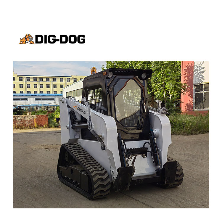 Factory Price Crawler Type Mini Skid Steer Loader Small Mini Skid Steer Loader Side Dump Bucket 60HP Plate Compactor Skid Steer Loader