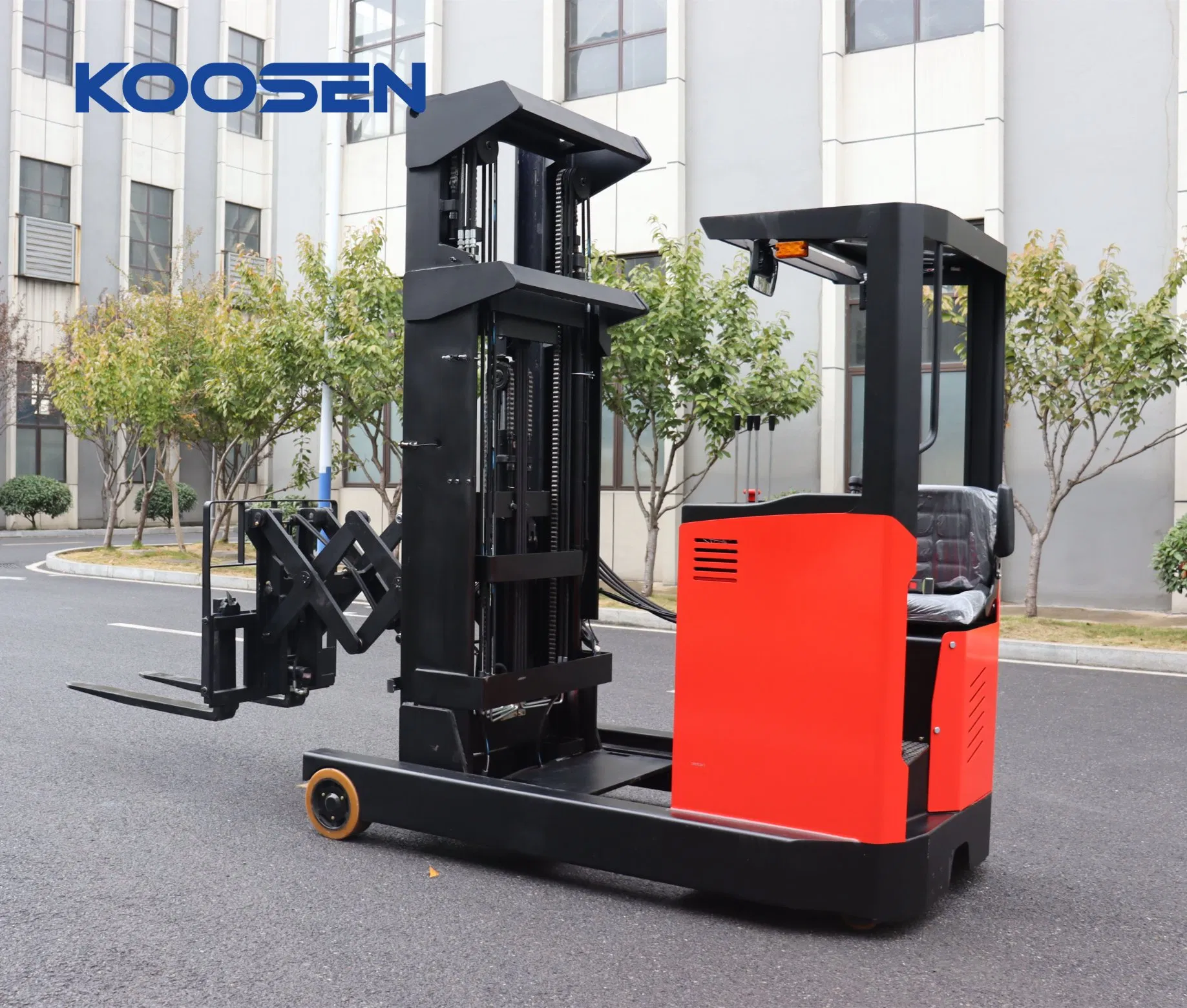 Heavy-Duty Double Scissor Deep Reach Truck Lift Platform