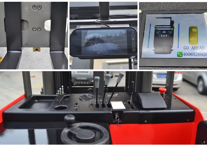 Narrow Aisle Forklift View 1