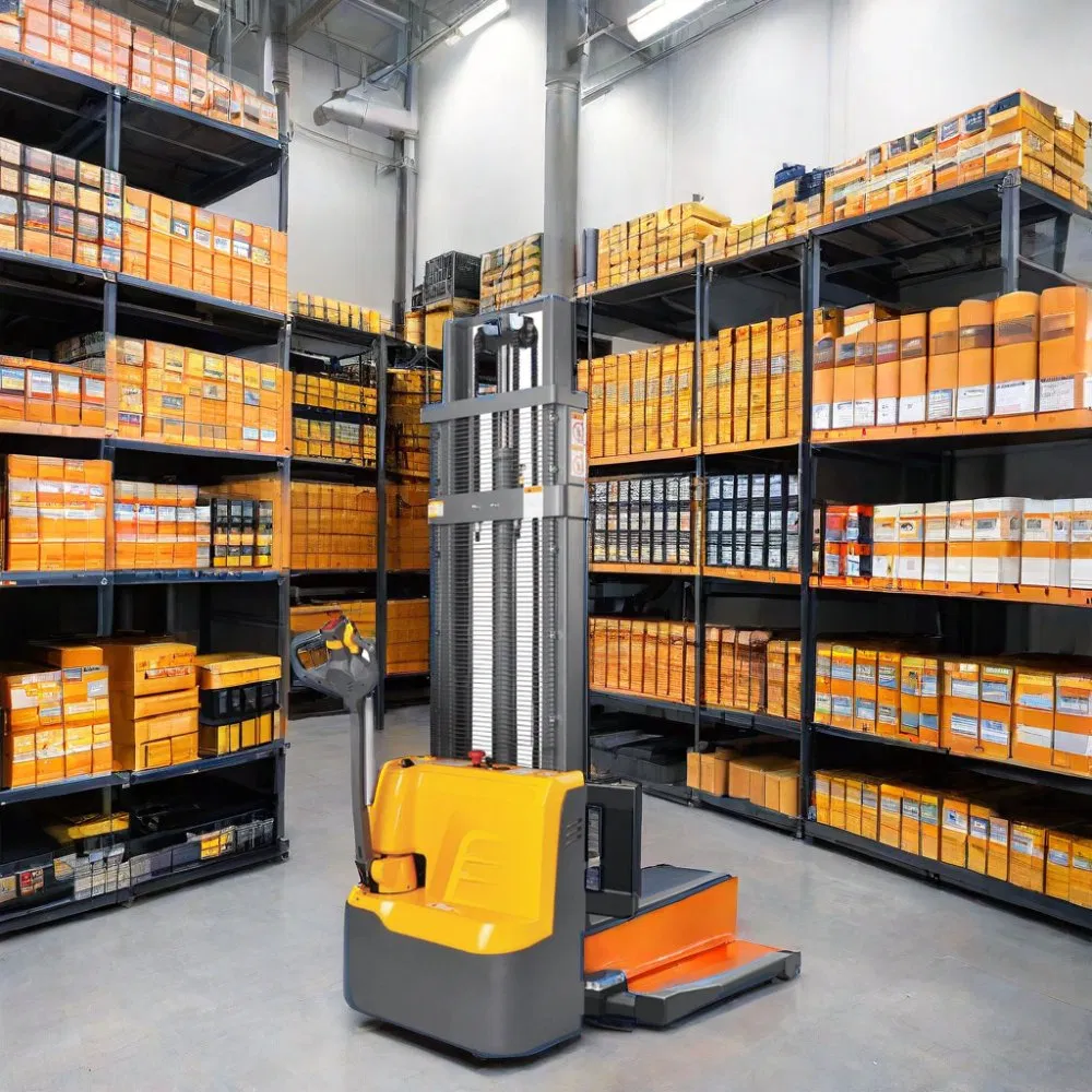 Electric Straddle Stacker