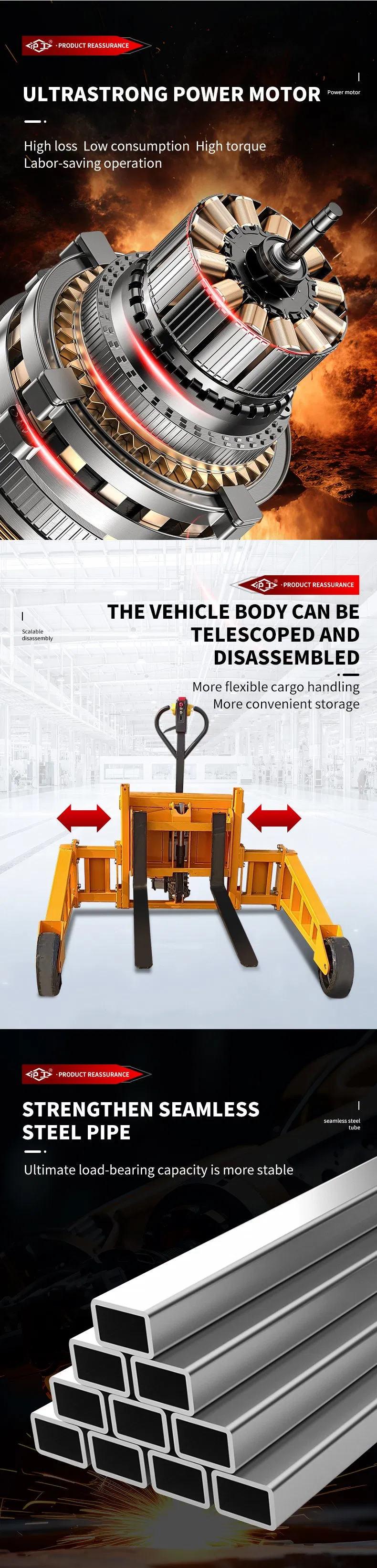 Off-Road All Terrain Pallet Truck Detail 2