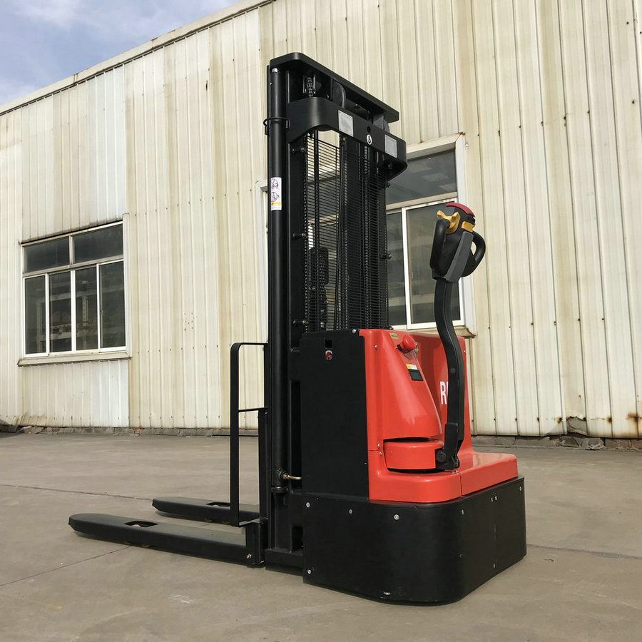 1000kg 1ton Electric Battery Walkie Stacker Lithium Power in Stock Fast Delivery