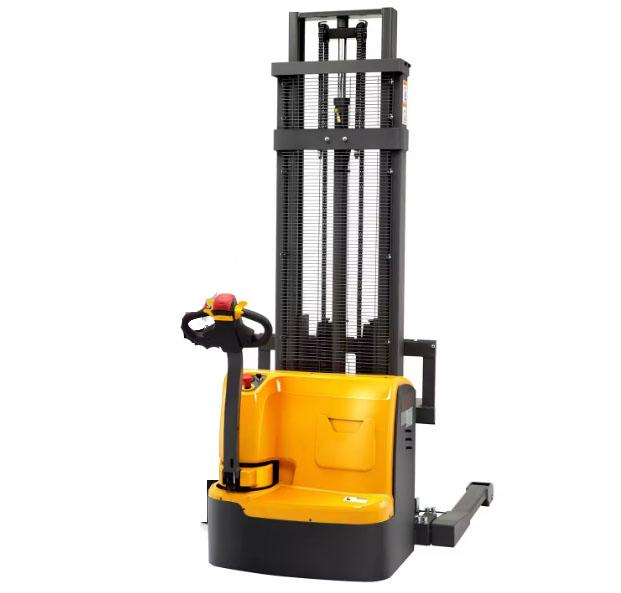 AC Motor 1000kg 1200kg1500kg Walkie Electric Straddle Stacker with 1.6m 2.5m 3m Lifting Height