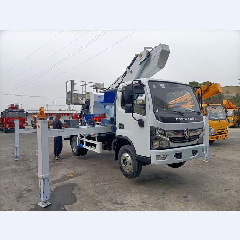 Dongfeng 4X4 4WD 25m 28m Telescopic Boom Lift Truck Mounted Aerial Work Platform for Sale