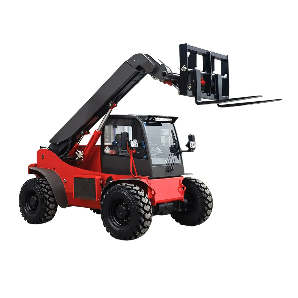 Versatile 3 Ton 4 Ton Side Boom Telescopic Loader Terrain Forklift with CE EPA Certification Available for Sale